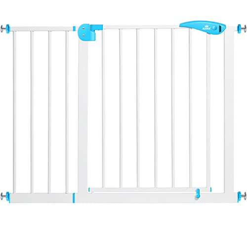 RAMROXX Treppenschutzgitter Weiß - 77cm Hoch Für 110-120cm Durchgang