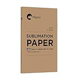 Hiipoo Sublimation Paper 8.5x14 Inch, Work with Sublimation Ink and E Sawgrass Inkjet Printers for Mugs T-Shirts Light Fabric and Other Sublimation Blanks (110 Sheets, 120G) (C-8.5x14)