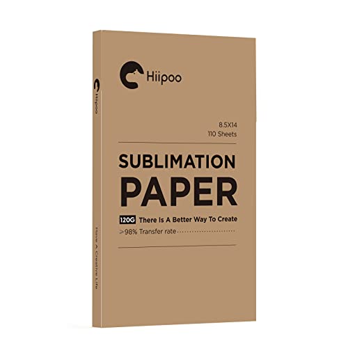Feuille de sublimation textile 120g Hiipoo format long pour presse thermique et encre sublimation