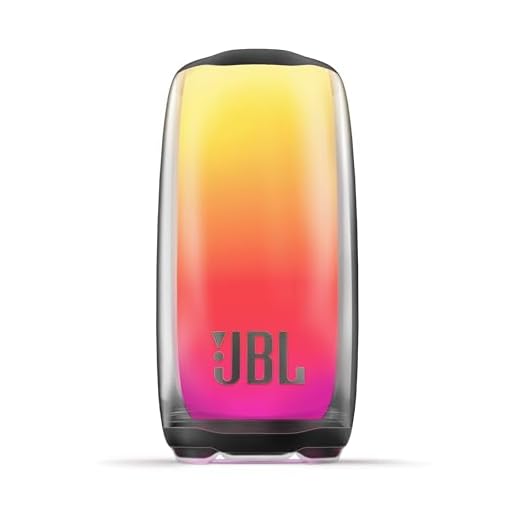 JBL Pulse 5 – Tragbarer Bluetooth-Lautsprecher in Schwarz mit Lichtshow und bis zu 12 Stunden Spielzeit – IP67 Staub- und wasserdicht – Koppelbar mit anderen JBL-Lautsprechern über PartyBoost