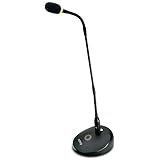 Movo GM-9 Professional 18-inch Gooseneck XLR Podium Microphone for Lectures, Conferences, Streaming,...