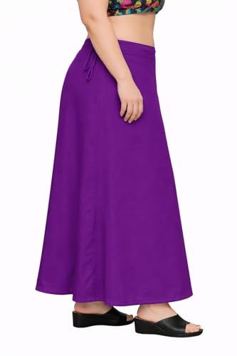 Image of CITIX Pure Cotton Petticoat for Woman Saree | Adujastable Drawstring Waist