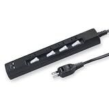 電源タップ 延長コード 2m USB付き USB充電 AC コンセント 4個口 4口 USB-A×2 USB2ポート 3.4A スイッチ付き 個別スイッチ 雷ガード スイングプラグ ほこり防止シャッター テーブルタップ 壁掛け フック穴 タコ足 節電 OAタップ USB ブラック 黒 STYLED DTP4UA2B-2