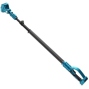 Teleskopstiel für Akku Hochentaster, Teleskopstange Kompatible mit Rinoxar 8 Zoll Mini Akku Kettensäge(PowerCut X9; PowerCut X9 PRO), Ohne Batterie und Kettensäge