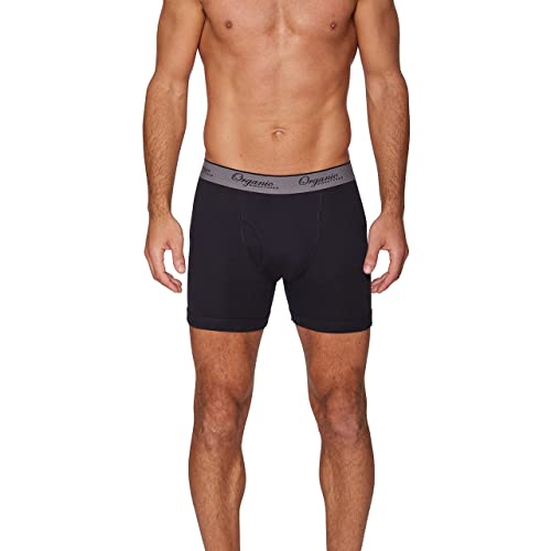 3-pack Soft Comfortable Mens 100% Organic Cotton Boxer Briefs3