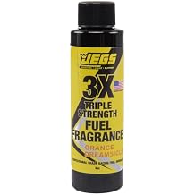JEGS 63658 Fuel Fragrance Orange Dreamsicle Scented 4 oz. Bottle Safe for All In