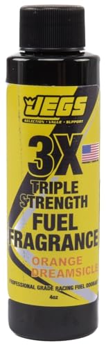 JEGS 63658 Fuel Fragrance Orange Dreamsicle Scented 4 oz. Bottle Safe for All In