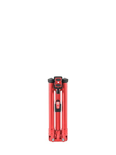 Mefoto Backpacker Air Tripod And Selfie Stick In One Kit - Red (Bpairred) #TOP4