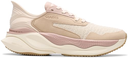 Clarks Clarks Womens Clarks Pace, Sand Combi Textile, 9, Medium
