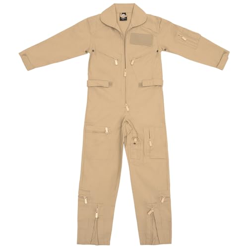 Rothco Kids Flightsuit (Khaki, Small)