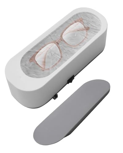 Nettoyeur à ultrasons 45000 Hz, Nettoyant Boite Ultrason, Profondeur à 360°, Fonctionnement à une Touche avec, Portable Ultrasonic Cleaner pour Bijoux,...