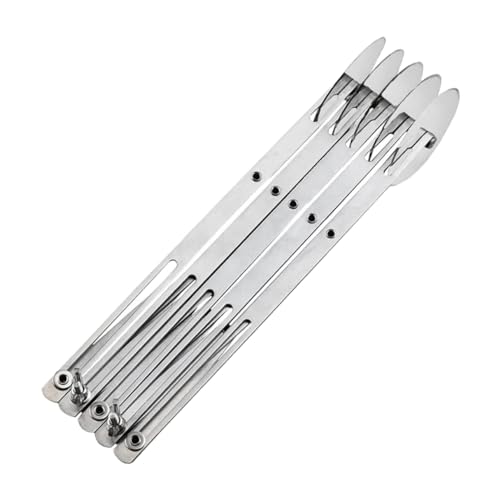 OUNONA Stainless Steel Pizza Cutter Tool Multi Wheel Dough Roller Slicer for Even Portions for Cakes Pastries and Cookies Baking Essential