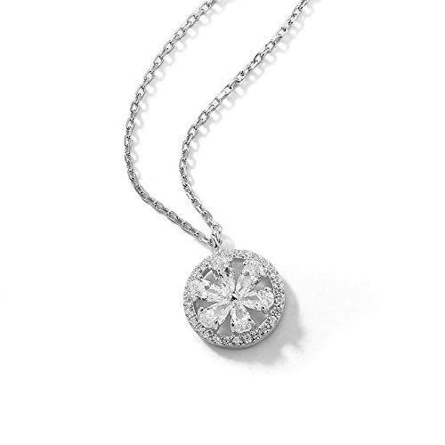 Collier fleur de soleil en argent 925 idéal pour illuminer vos tenues d'été