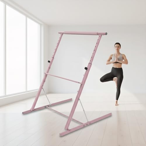Barra de ballet portátil, altura ajustable, plegable, ligera, equipo de estiramiento de baile para gimnasio, estudio y uso doméstico