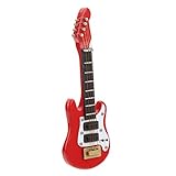 [CONCEPTION RÉALISTE] Guitare miniature délicate à l'échelle 1:12 avec une finition exquise ressemblant étroitement à une vraie guitare.