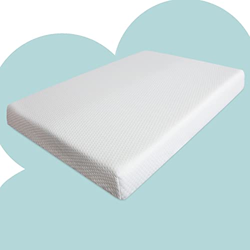 Image of Hygge Hush Pack n Play Mattresses Pad, Playard Mattress Memory Foam, Portable Toddlers Mattress Firmness Featuring Soft Removable Washable Outer Cover