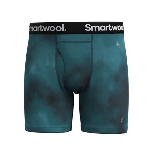 Image of Smartwool Men's Merino Print Boxer Brief Boxed