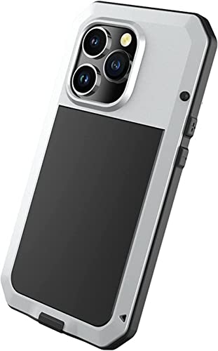 Coque iPhone 14 Pro Max anti-chute protection intégrale argent - 2
