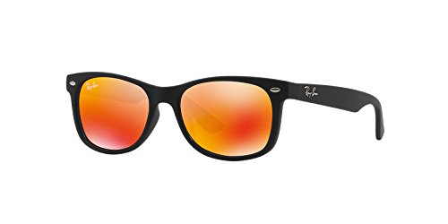 Ray-Ban Junior - Lunette de soleil RB9052S Enfant - Noir/Rouge multilayer - 47 mm