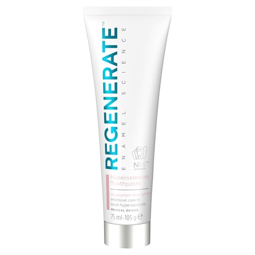 Regenerate Überempfindlichkeitszahnpasta, klinisch erwiesen, um empfindliche Schmerzen zu behandeln, 75 ml