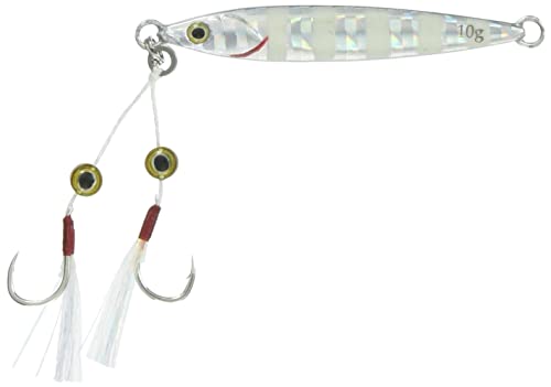 JACKALL ビッグバッカー FIT JIG 10g グローストライプ/ボーダーホロ