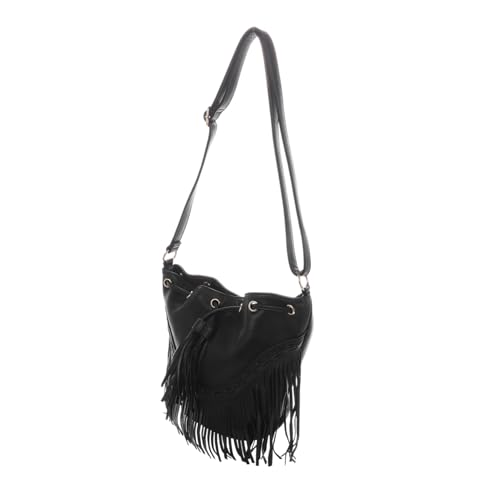 Sac bandoulière femme en PU et polyester aux finitions haut de gamme