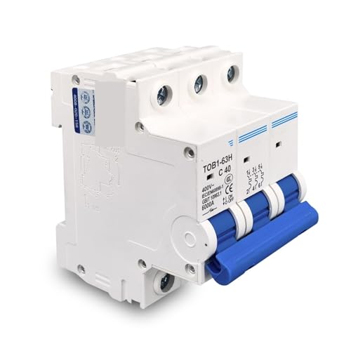 Disjoncteur triphasé AC TOB1-63 type C 3P 63A pour protection tableau électrique
