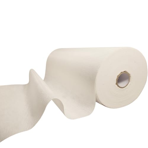 SA Baustoffe® Spezialvlies für Dachabdichtung, Zusätzlich verstärktes, 0,50 x 50m, 120 g/m2, Dachvlies, Vlies für Flüssigkunststoff, Stabilisierungsvlies, Polyestervlies