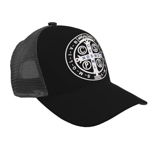Saint Benedict Medal Unisex Mesh Baseball Caps - Classic Adjustable Hat