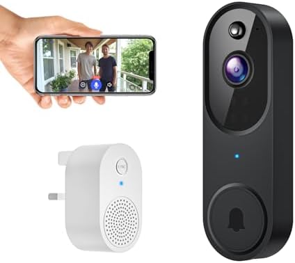 1080p Smart Video Doorbell Camera Wireless, AI Human Detection an...