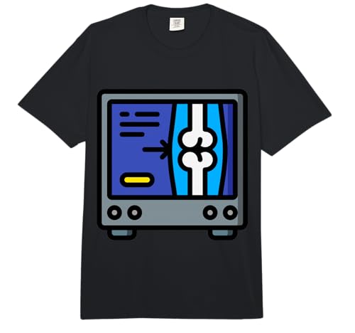 Dexa Scan Bone Scan DXA X-Ray Comfort Colors Adult Heavyweight T-Shirt