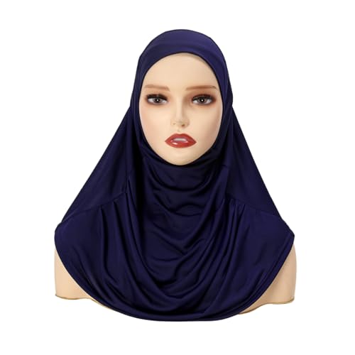 Ready to Wear Hijab for Women Instant Hijab Soft Muslim Scarf for Prayer Islamic Clothes Jersey Abaya3