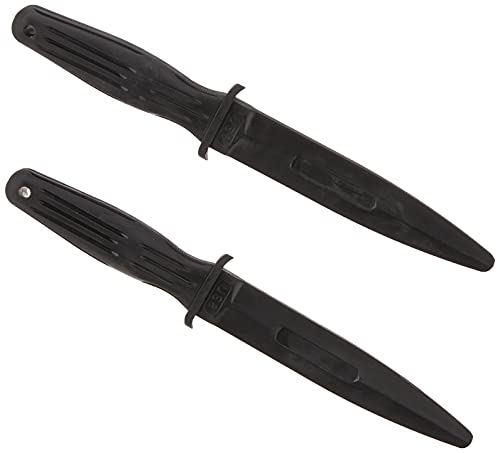 Boker Faca de treinamento de borracha 02BO544 A-F, pacote com 2, multi
