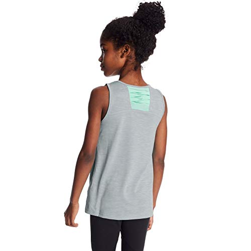 C9 Champion girls Performance Tank Yoga Shirt, Shale Tile Gray Heather, Large US3