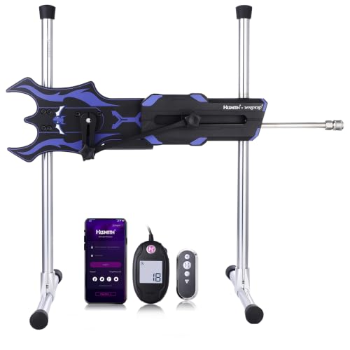 Image of Hismith Aero-Rocker Pro, Premium Sex Machine, 100W App Controlled Remote Thrusting Dildo Love Machine with KlicLok System