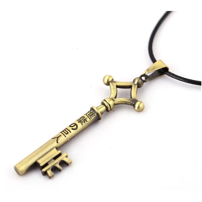 Colar Chave Eren Jaeger Bronze