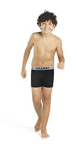 Kit 2 Boxer Liso, Duomo, Meninos, Preto/Branco, M