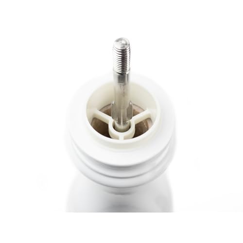 Foto von PEUGEOT Paris Manuelle Salzmühle, Mahlgradeinstellung u'Select, Höhe: 18 cm, Holz, Weiß, 27810, Weiß lackiert, 5.7x5.7x18 cm