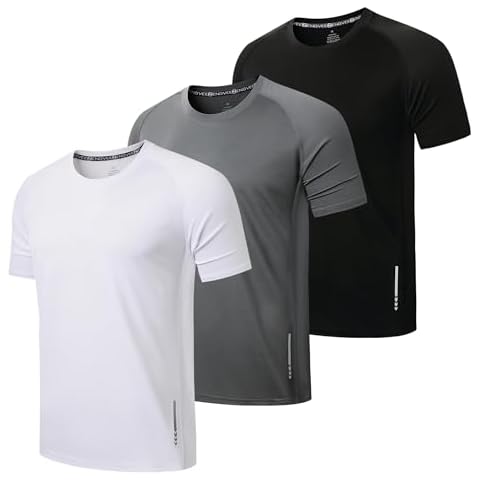 ZENGVEE Men's Quick Dry Gym T-Shirts Cover