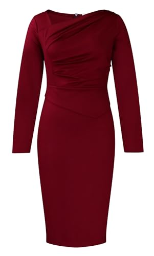 Dress for Women Elegance Church Dresses Midi Teacher Office Modest Business Wear to Work Suiting Outfits3