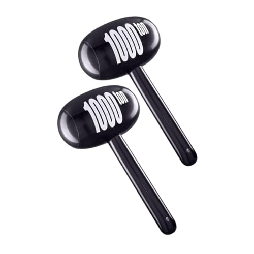 VICASKY 2pcs Inflatable Hammer Toy for Boys and Girls Giant Mallet Cartoon Shapes for Birthday Parties Party Favors and Outdoor Play