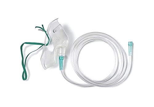 Adults Oxygen Face Mask Fits all Oxygen Cylinder|Universal Fit For All Machines And Cylinders (Adults) (B0B77FF39W) Amazon Price History, Amazon Price Tracker