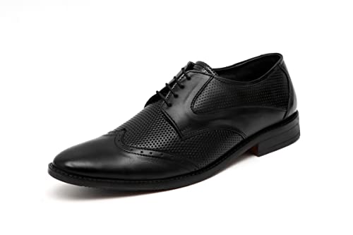 Image of ARAMISH Men's Genuine Leather Brogue Oxford Formal Shoes (UK 5 to 10 UK)