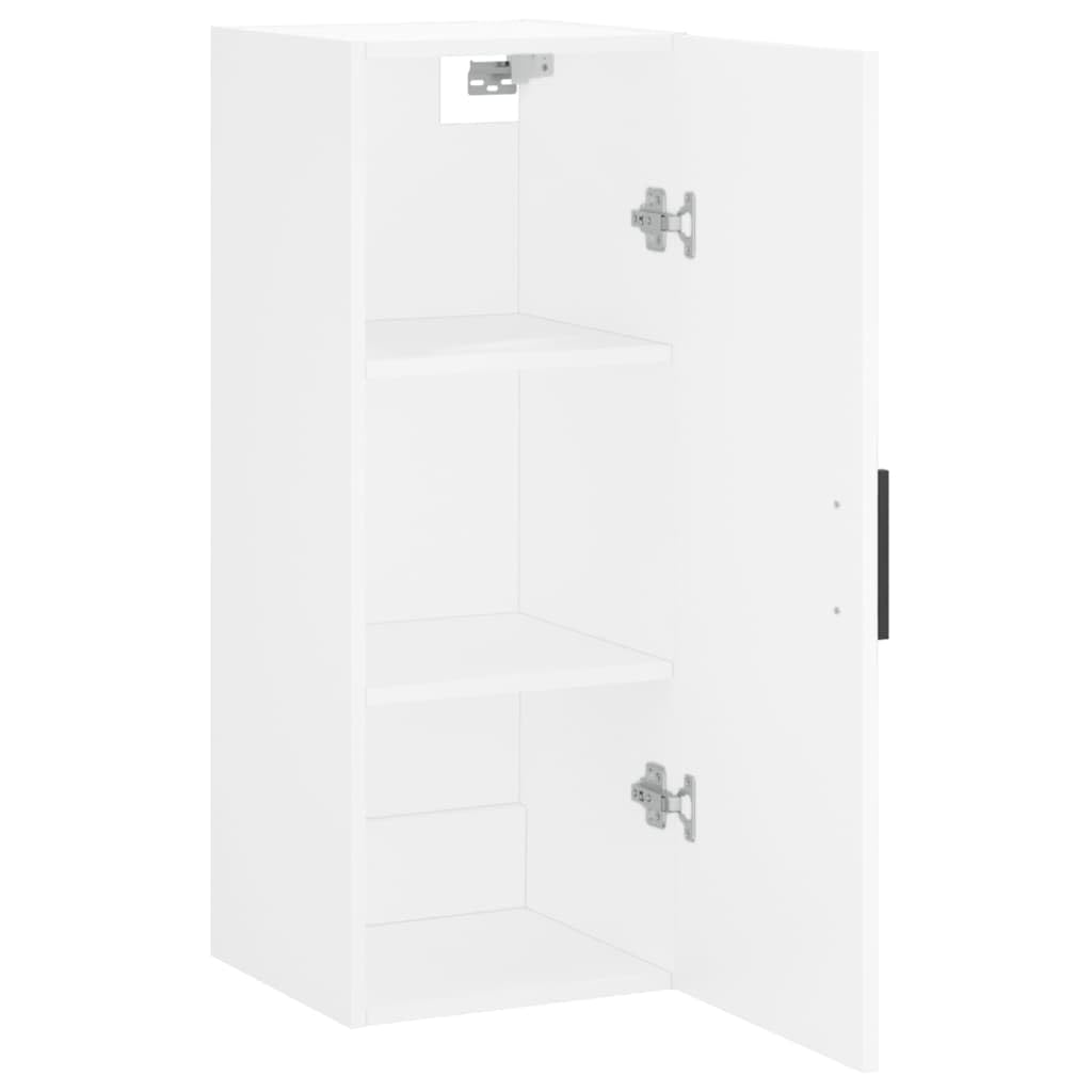 Armadio da parete bianco, 34,5 x 34 x 90 cm, in legno