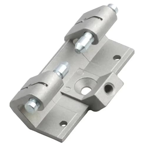 Charnière cachée pour équipement de contrôle en zinc argenté 75mm