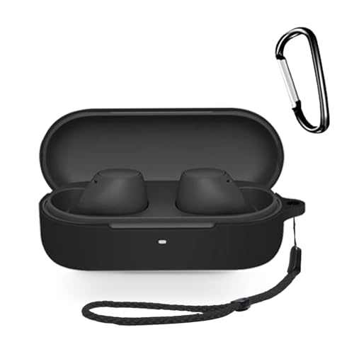 SONY イヤホン ケース付き Sony LinkBuds WF-L900 イヤホン収納 TPUケース カラビナ付き WF