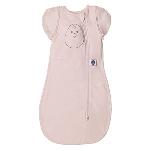 Image of Nested Bean Zen One™ | Infant Swaddle | Babies 3-6M (13-18.5 Lbs) | Adapts for Arms in/Out | Prevents Startles | 2-Way Zipper