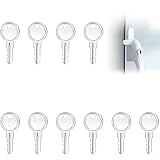 HEIBTENY 10 Stück UPVC-Fenstergriff-Schlüssel, für Securistyle-Schlösser, hochfeste Metalllegierung, Ersatz-Begrenzungsschlüssel, reibungsloser Betrieb, für Wohn- und Gewerbeimmobilien