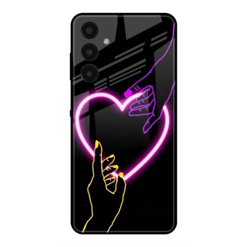 Image of SmashItUp Love | Hearts | Couple Designer Printed TPU Metal Case Mobile Back Cover for Samsung A15 5G