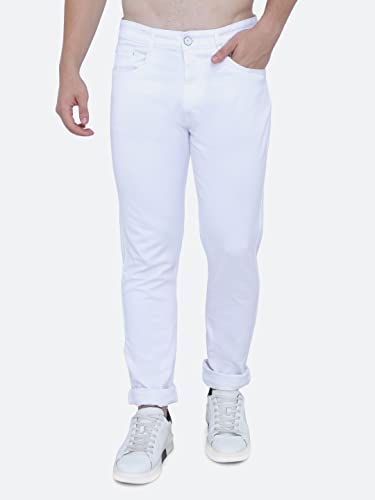 Image of Strechable Denim Regular Fit Mid Waist Light Weight Soft Feel Stretchable Denim Jeans Pant for Men